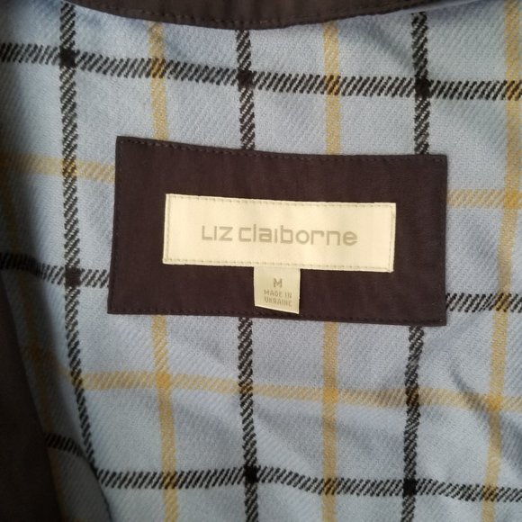 Women’s Liz Claiborne Winter Coat Blue – size Medium - Picture 6 of 8